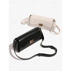 Shopping Daily Baguette PU Tote Office Leather Bag