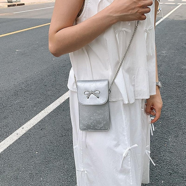 Leather Phone Bag Daily PU Mobile Crossbody