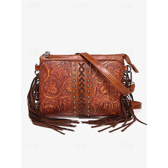 PU Crossbody Leather Bag Shoulder Wristlet Bags