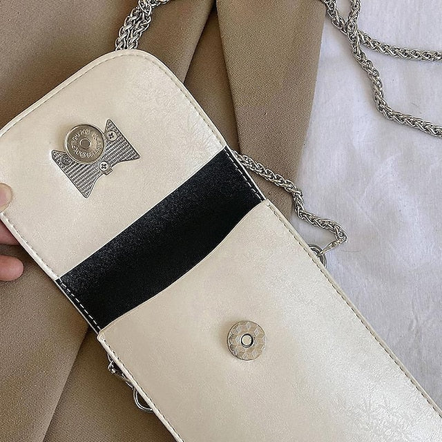 Leather Phone Bag Daily PU Mobile Crossbody