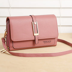 PU Crossbody Phone Bag Mobile Leather Wallet