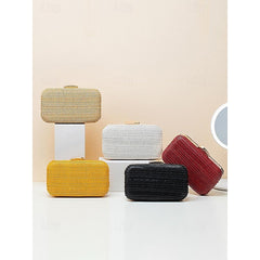 Evening Leather Wristlet Bag Clutch PU Party