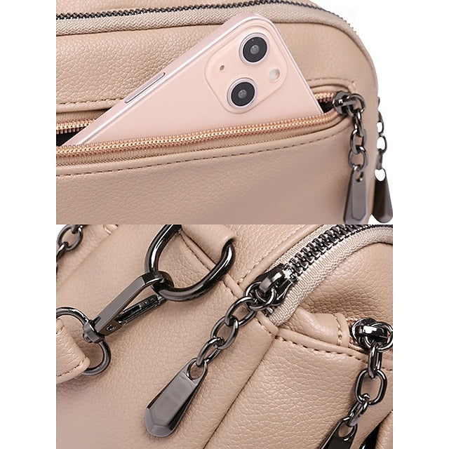 Crossbody Leather Faux Bag