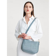 Bag Shoulder Leather Chain Brown Gold Faux with