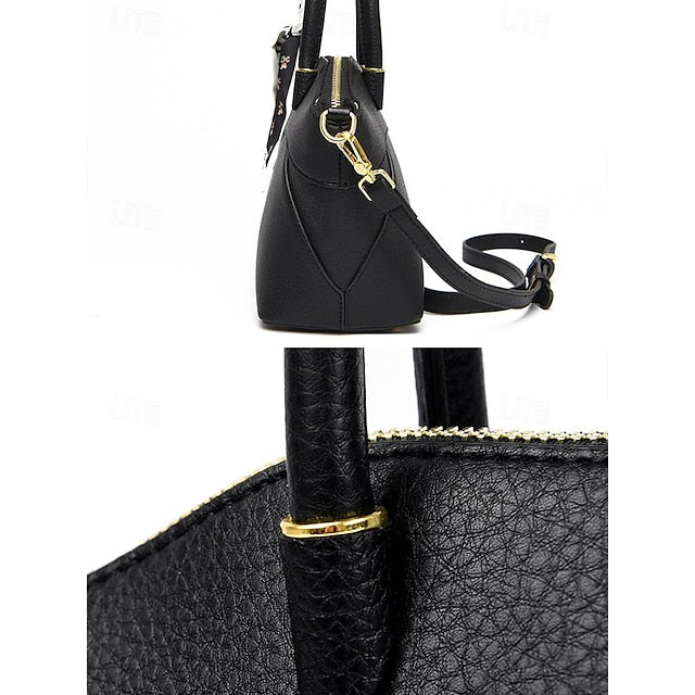 Daily Leather Bag Handbag Bucket Office PU Holiday