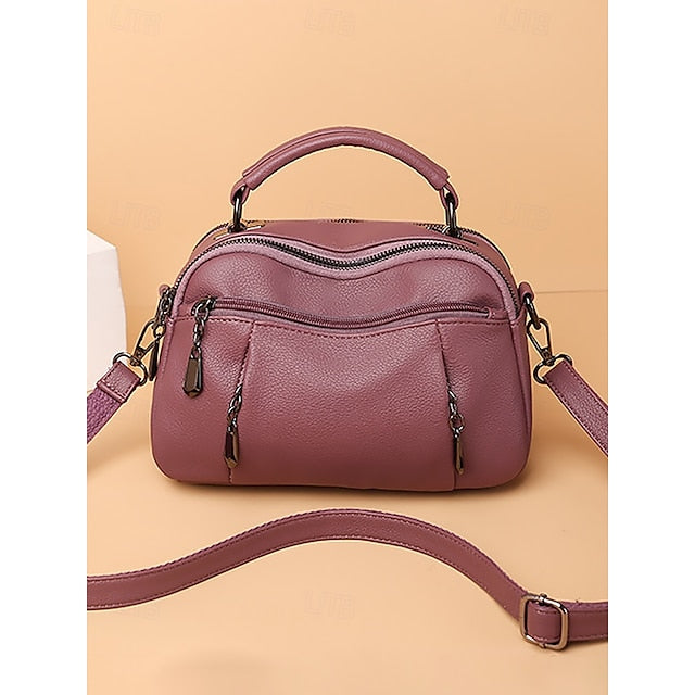 Crossbody Leather Faux Bag