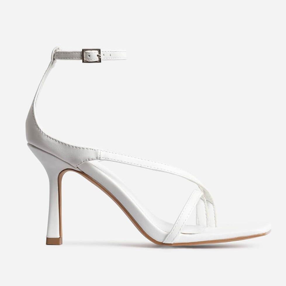 Pamalo Square Toe Stiletto Heel Sandals