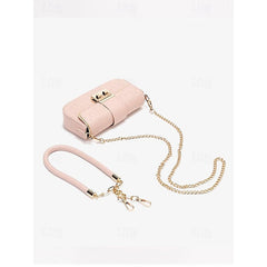 Bag Baguette Shoulder Envelope Leather PU