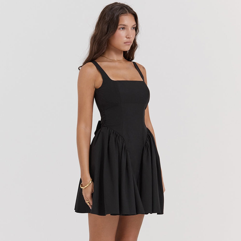 Vestido mini con lazo extragrande Love's Delight