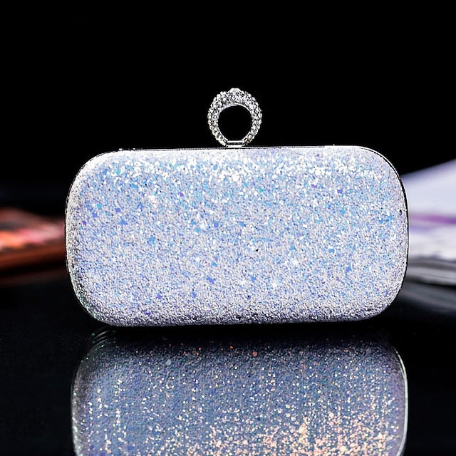 Wristlet Leather PU Bags Clutch Evening Bag