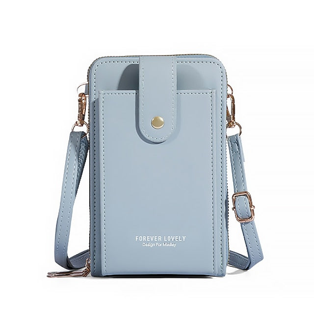 Mobile Phone PU Bag Shoulder Crossbody