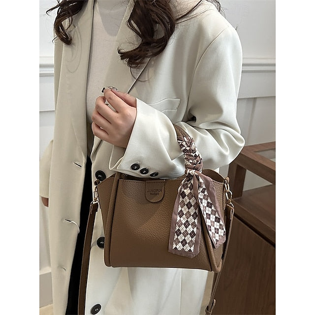 Handbag Bag Bags Shoulder Crossbody Bucket PU
