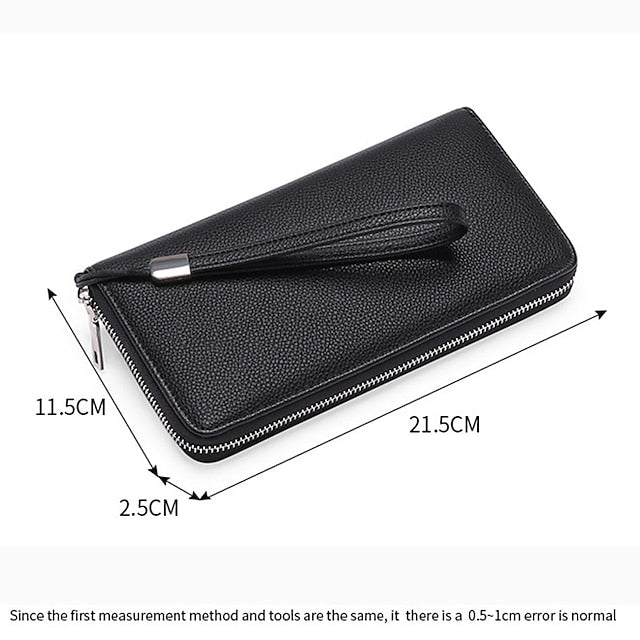 Leather Bag Outdoor Mobile Wallet Daily Phone PU