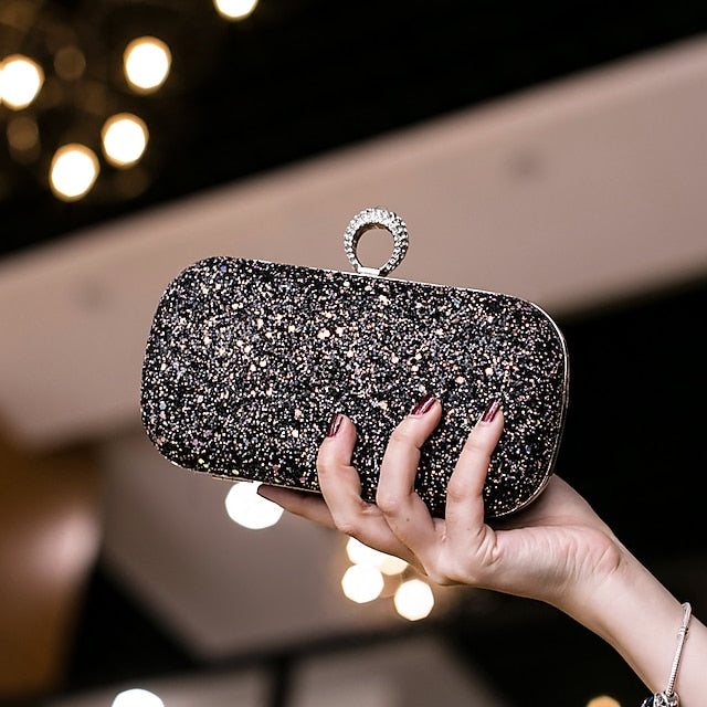 Wristlet Leather PU Bags Clutch Evening Bag