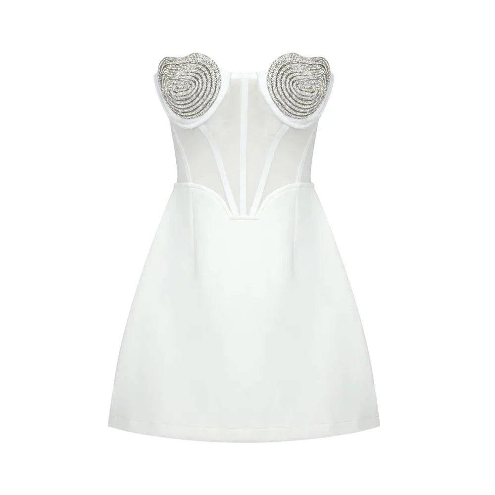 Eden Diamond Bustier-Minikleid