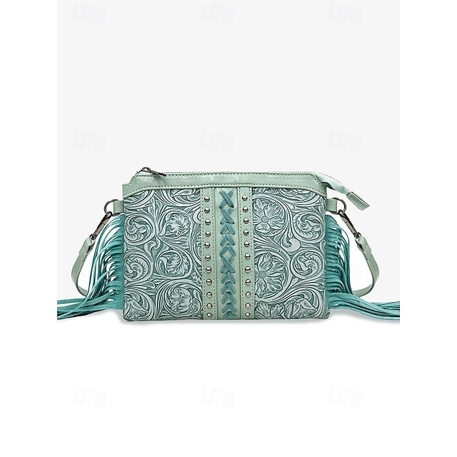 PU Crossbody Leather Bag Shoulder Wristlet Bags