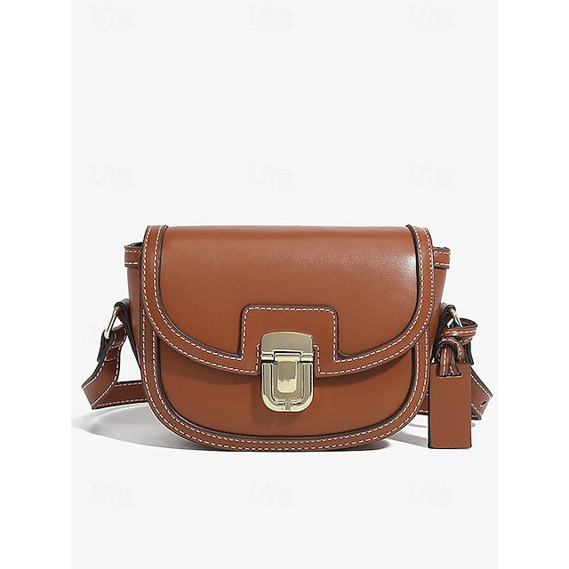 Bag Trim Vintage Crossbody Leather Small