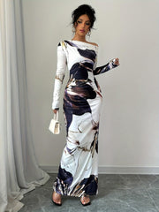 Off-The-Shoulder And Body-Hugging Dress