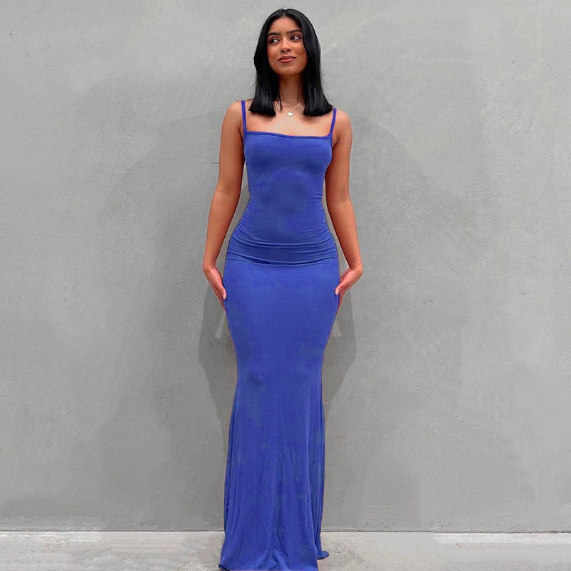 Fitted Halter Dress