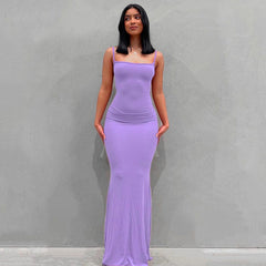 Fitted Halter Dress