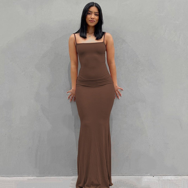 Fitted Halter Dress