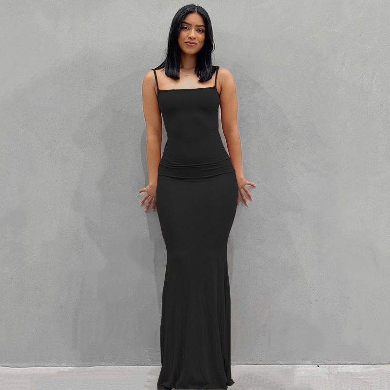 Fitted Halter Dress