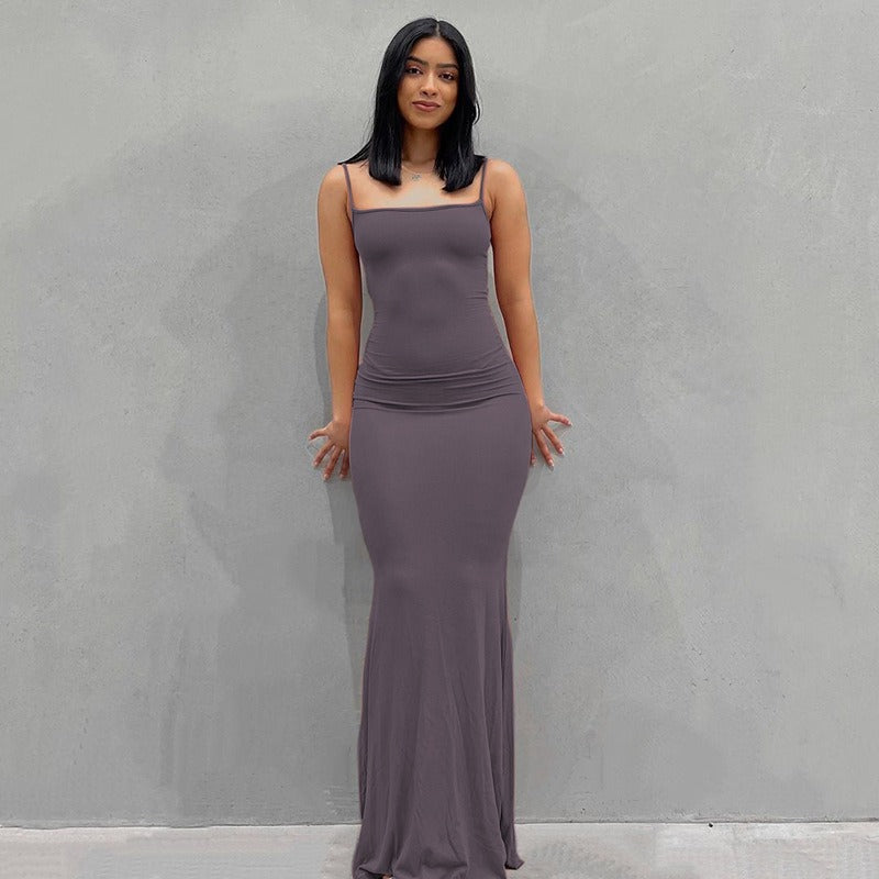 Fitted Halter Dress