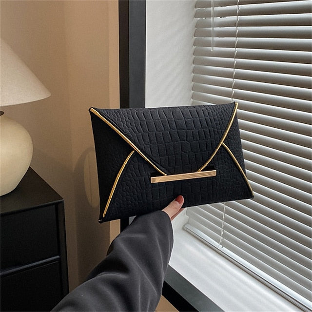 Bags Leather Clutch PU for Bridal Evening