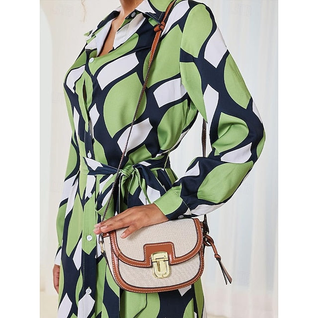 Bag Trim Vintage Crossbody Leather Small