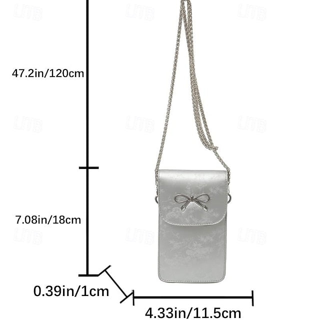 Leather Phone Bag Daily PU Mobile Crossbody