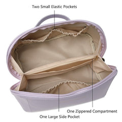 Cosmetic Makeup Handbag Leather PU Bag Travel