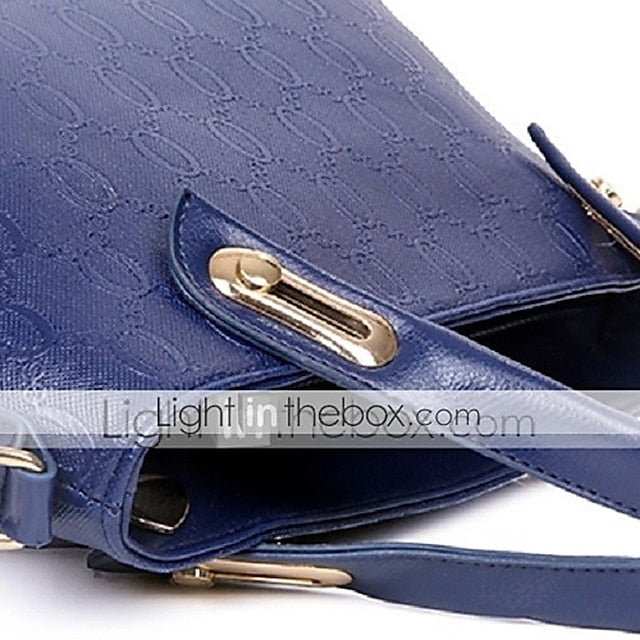 4 Bag Leather Purse PU Pieces Set
