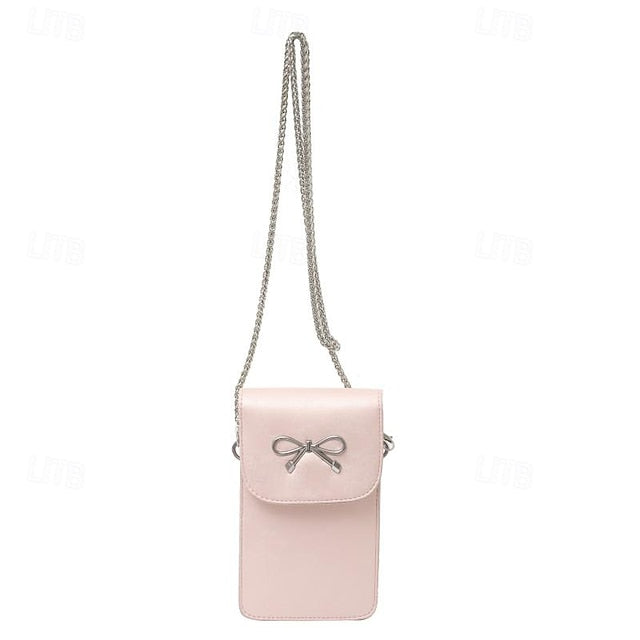 Leather Phone Bag Daily PU Mobile Crossbody