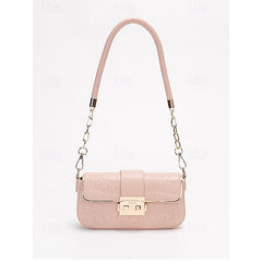 Bag Baguette Shoulder Envelope Leather PU