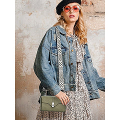 Crossbody Faux Geometric Bag Pattern with Leather