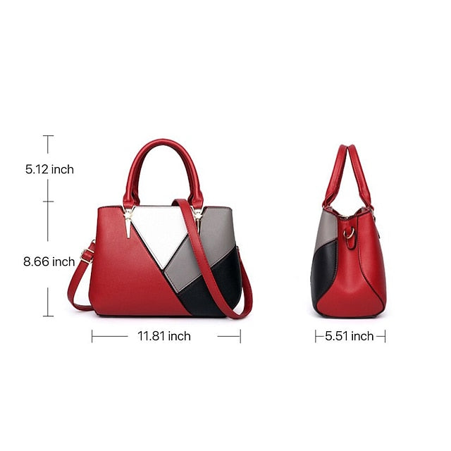 PU Shoulder Bag Tote Leather Diaper Handbag