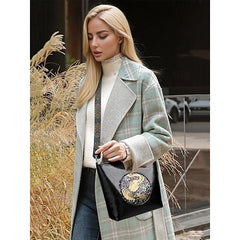 Bag Elephant Shoulder Boho Vintage Embossed