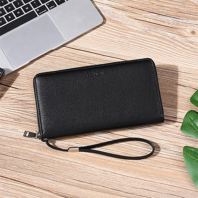 Phone Wallet Leather Bag Mobile Daily PU Outdoor