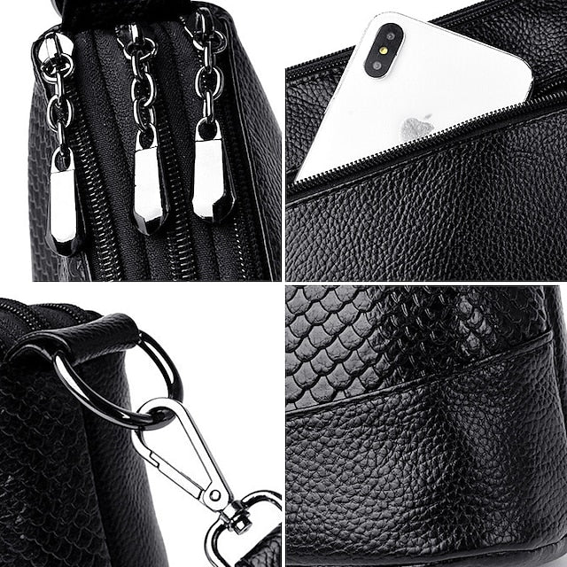 Leather Hobo Crossbody Bag Shoulder PU