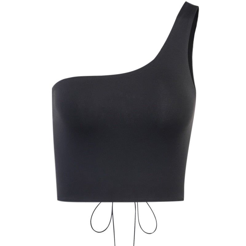 Bellini – Tanktop mit One-Shoulder-Schnürung