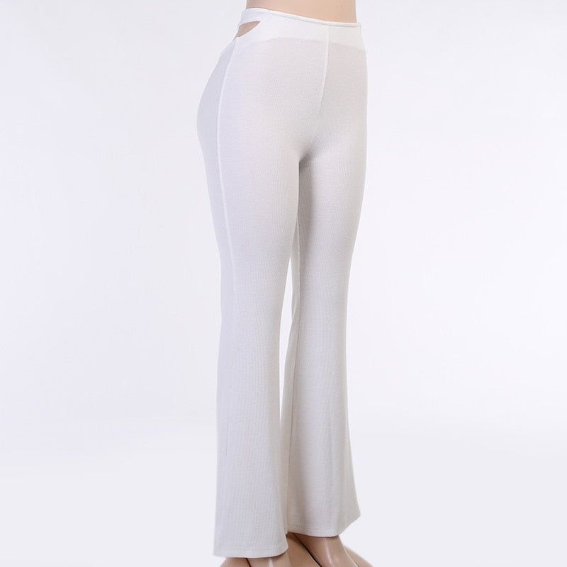 Sweet Beauty High Waisted Cut Out Pants