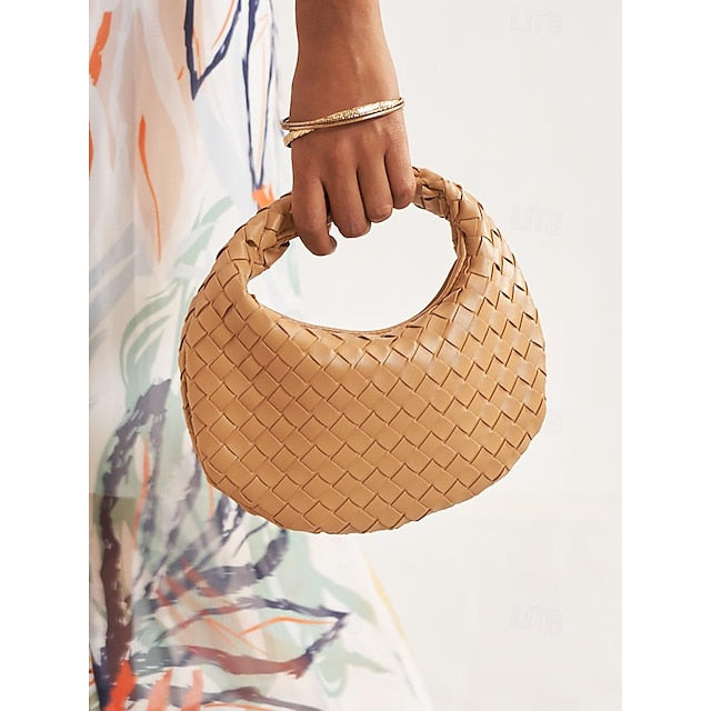 Wristlet Bag PU Party Handbag Evening Leather