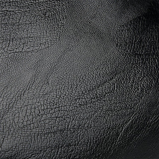 Faux Crossbody Black Bag Stylish Leather