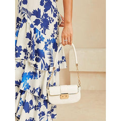 Bag Baguette Shoulder Envelope Leather PU