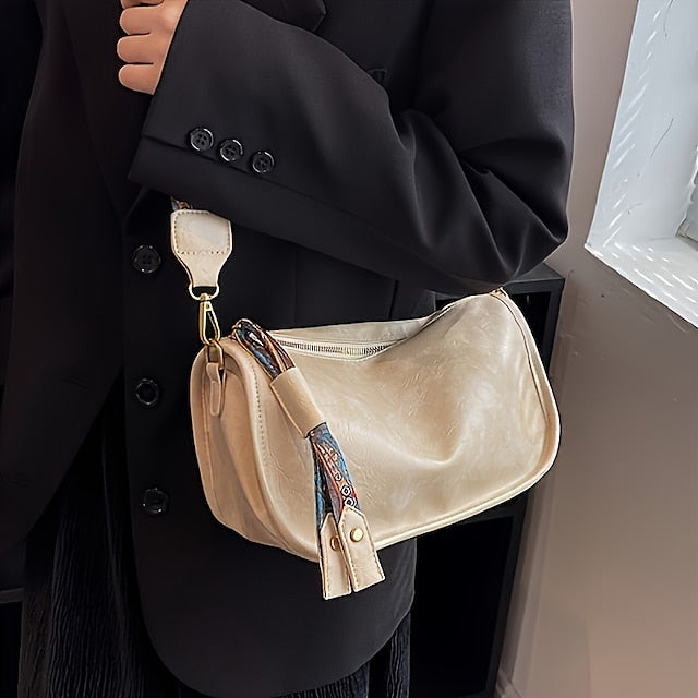 Handbag PU with Bohemian Vintage Leather Strap