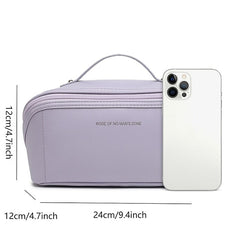 Cosmetic Makeup Handbag Leather PU Bag Travel