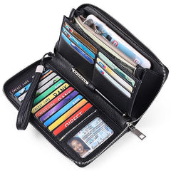 Leather Bag Outdoor Mobile Wallet Daily Phone PU