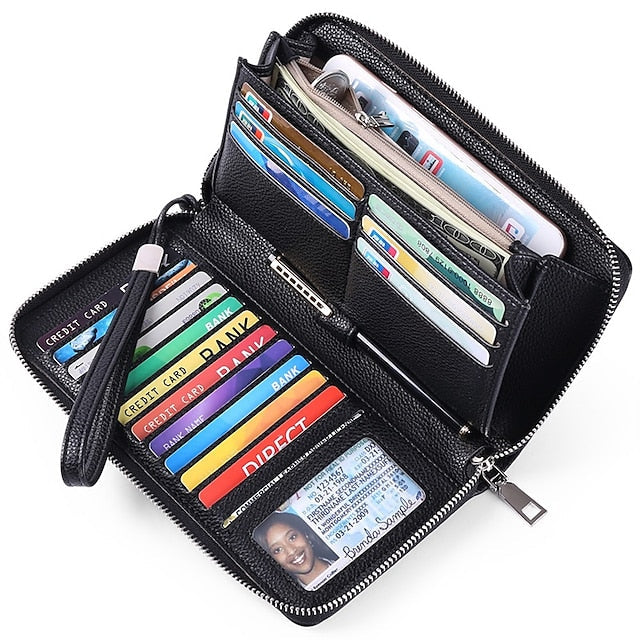 Phone Wallet Leather Bag Mobile Daily PU Outdoor
