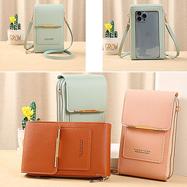 Crossbody Mobile Purse Phone Bag Coin Wallet