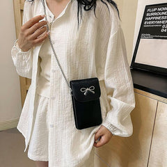 Leather Phone Bag Daily PU Mobile Crossbody